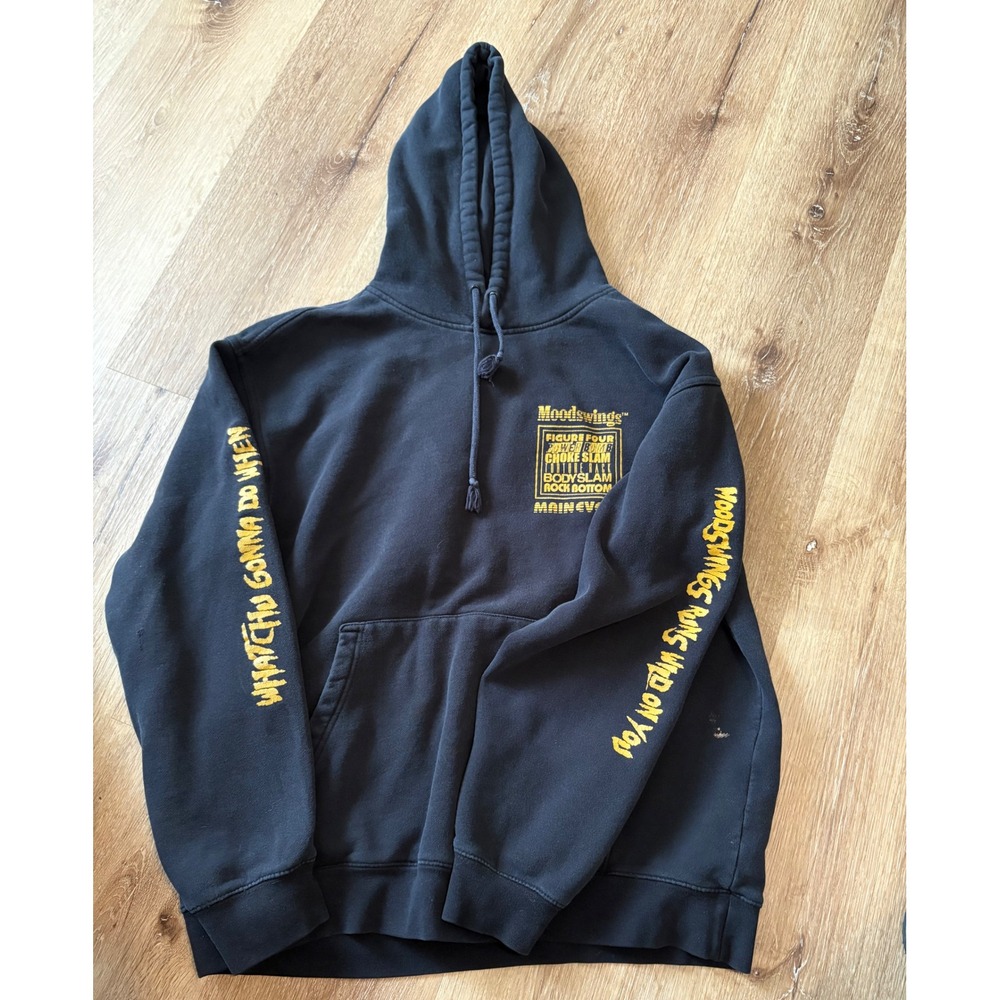 Moodswings Graphic Print Hoodie Pullover Long Sleeve Sweatshirt‎ large